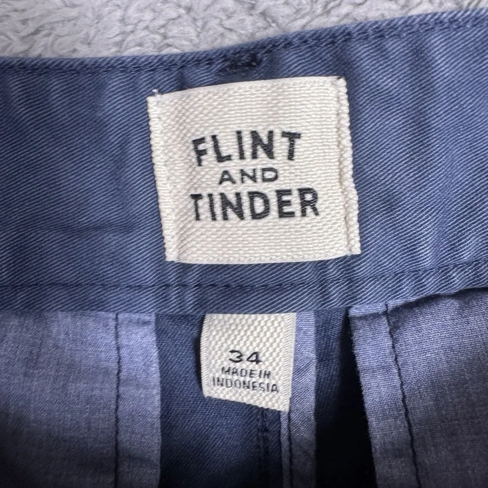 Flint Tinder Shorts Mens 34x9 Chino Twill Cotton Casual Summer Hike Huckberry